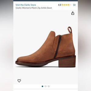 Clark’s Memi zip ankle boots